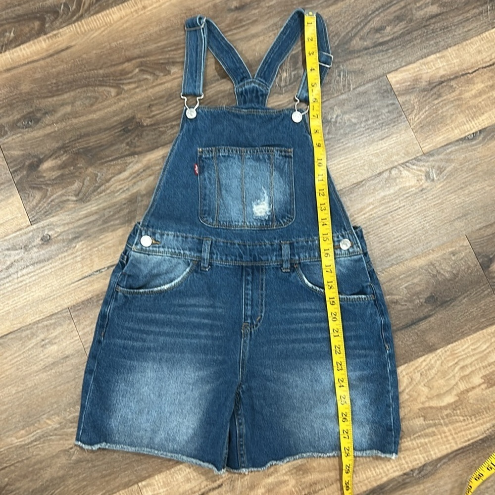 Levi’s Girls Denim Shortalls Size 16 Regular like new - Picture 5 of 12